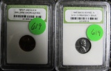 1943 and 1970 Cents