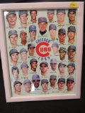 Color photo 1969 Cubs framed
