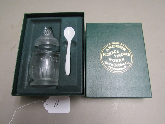 Anchor Pickle & Vinegar Horseradish Jar w/ Spoon