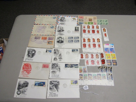 Collection of Various Stamps and Collector Envelopes