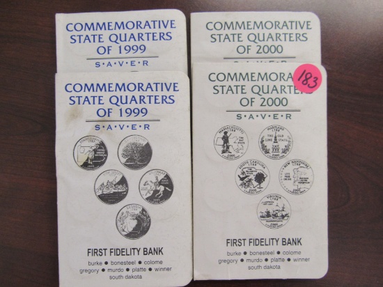 2-1999 and 2-2000 commemorative quarter book