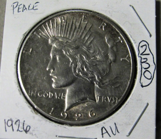 1926 Peace Dollar AU