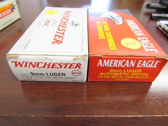 Winchester 100  rds 9mm luger
