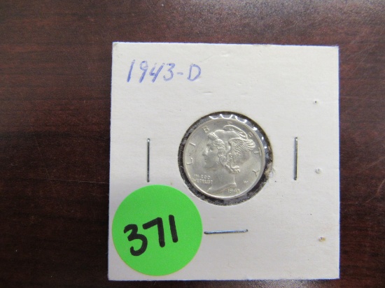 1943 D Liberty dime