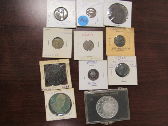A group of Foreign Coins