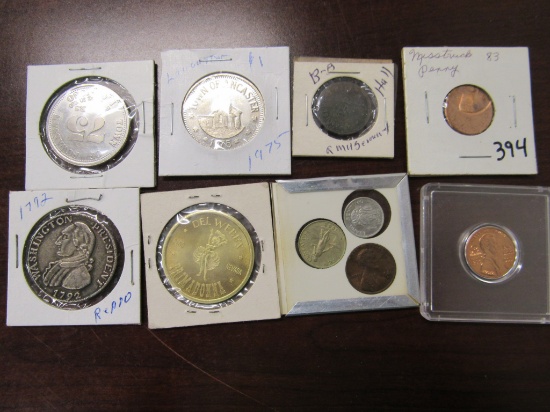 Misstruck Cent, Various tokens  8 total pieces