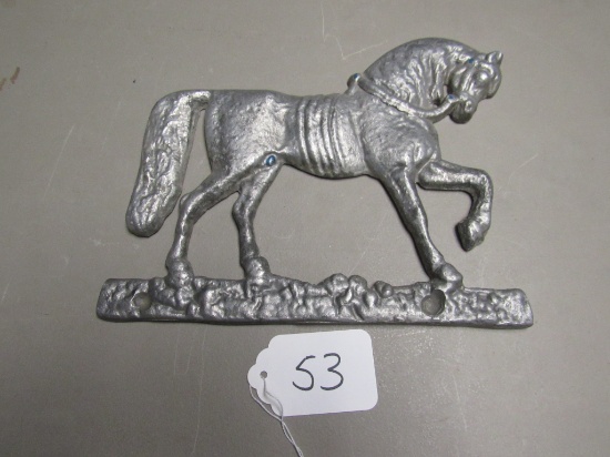 Pewter Horse Wall Plaque