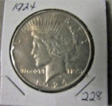 1924 Peace Dollar