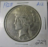 1925 Peace Dollar AU