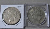 1925,1926S Peace Dollars