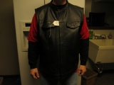 Leather Vest - Size 58