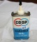 Co-op Household Tin Oil Can