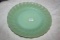 Jadeite Anchor Hocking Swirl Edge Plate