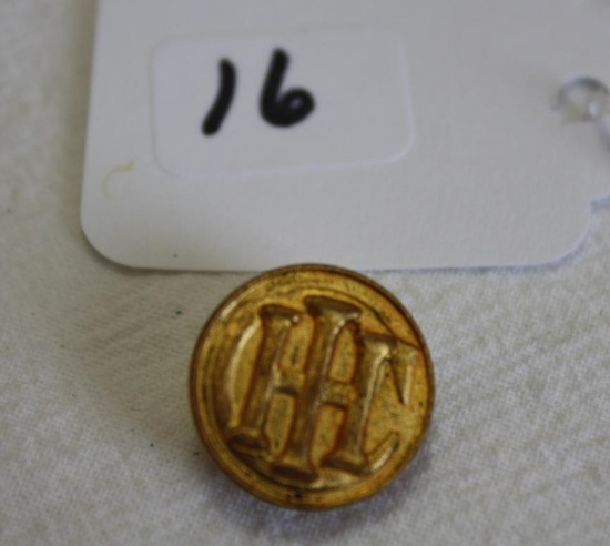 Indian Head Cent Brass Button