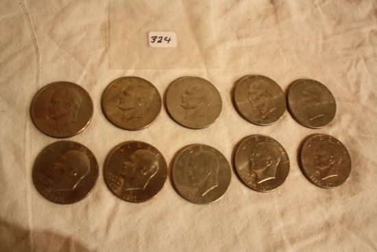 Ike Dollars 1776-1976-D No Mint Mark