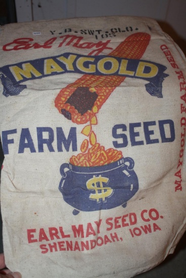 Earl May Maygold Farm Seed Cloth Sack