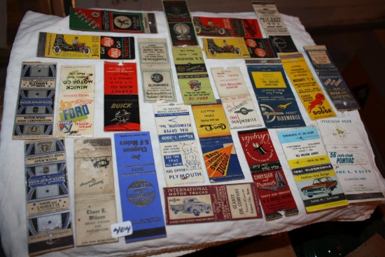 Auto Related Matchbooks