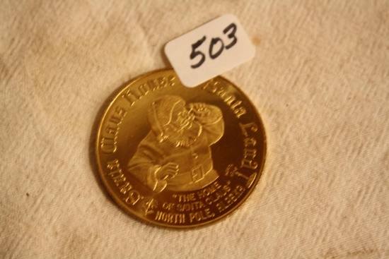 1966 Souvenir Dollar - Santa North Pole - Alaska
