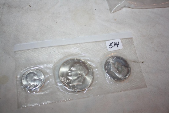 1776-1976 3 Coin Set -Silver