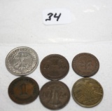 Deutsches Reich 1899, 1924, 24, 27, 33, 50