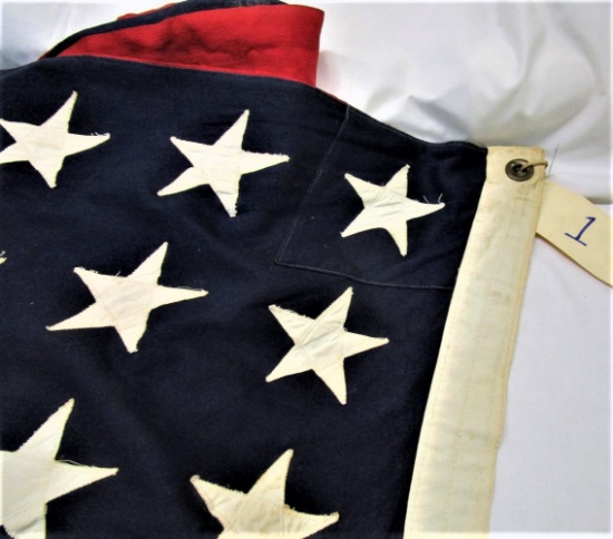 50 Star Valley Forge Sewn Star American Flag