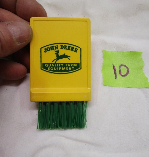 Old John Deere Adv. Small Wisk Broom Typewriter Cleaners?