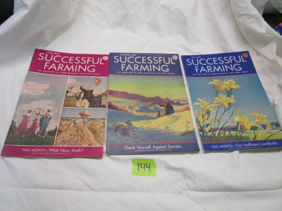 (3) 1938 Successful Farming Magazines