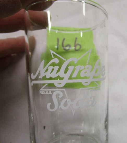 Old Nugrape Soda Fountain Glass