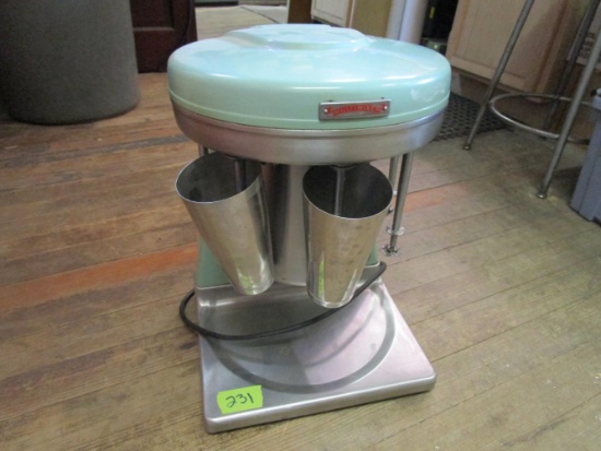 Old Green 5 Spindle Multi Mixer From a Soda Fountain