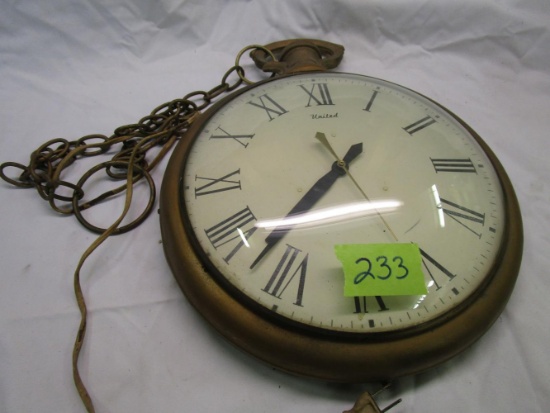 Old Hanging Electric Store Clock