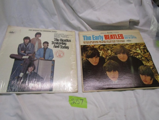 (2) Original LP Records - Beatles Rock