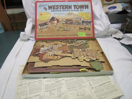 1950 C+B Western Town Mini Motion Picture Set
