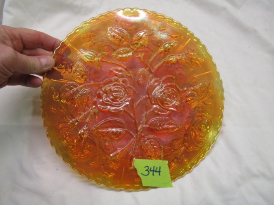 Old Imperial Carnival Glass Platter