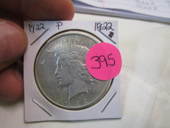 1922-P Silver Dollar