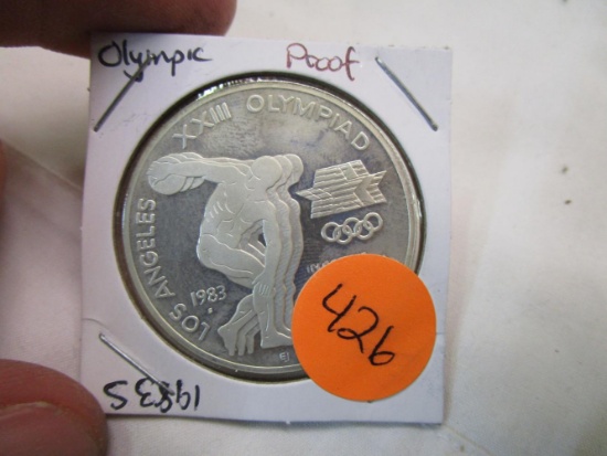 1983-S Olympic Proof Silver Coin