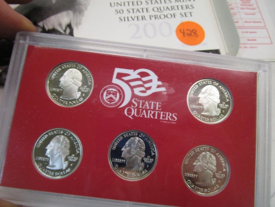 2004 90% Silver Proof Quarter Set