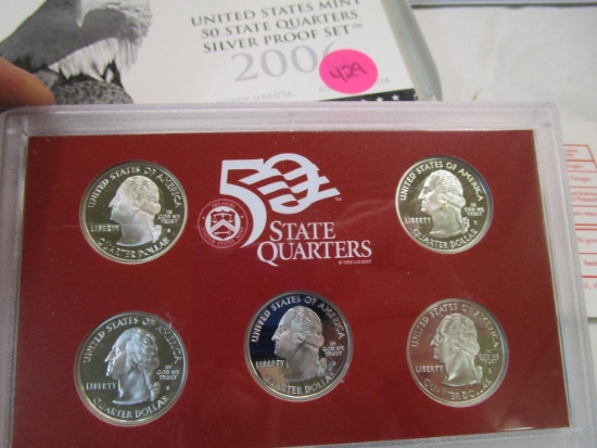 2006 90% Silver Proof Quarter Set