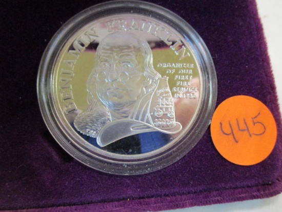 Silver Proof Coin 50 Years Service