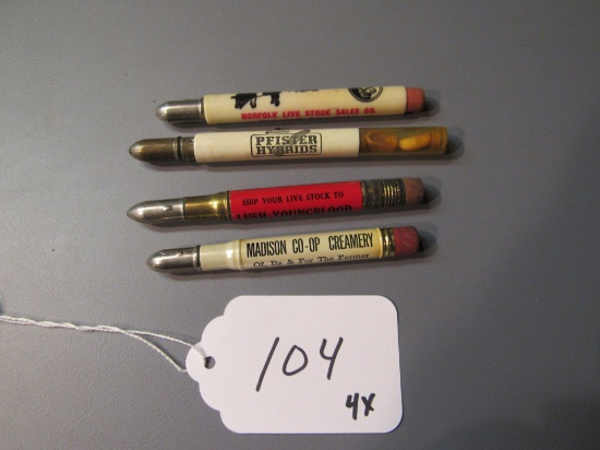 advertising bullet pencils   4X
