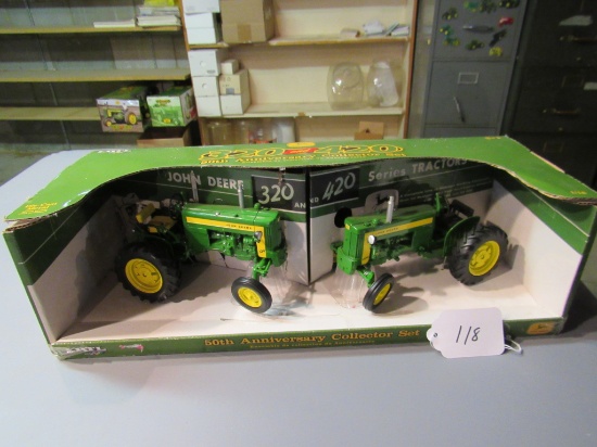 50th anniversary collection set diecast "320" tractor & "420" tractor  W/box