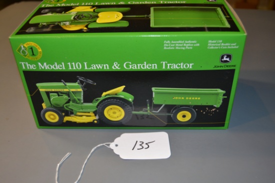 precision diecast JD "110" lawn & garden tractor  W/box