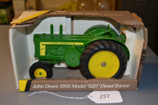 diecast JD 1956 "820" diesel tractor   W/box