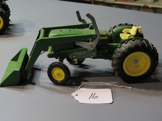 diecast JD tractor with front loader