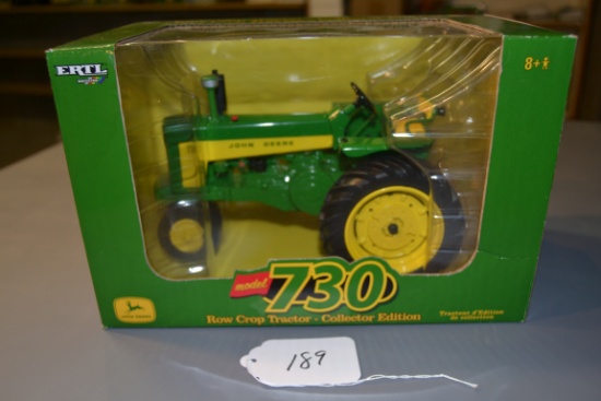 diecast JD collector's edition"730" row-crop tractor  W/box