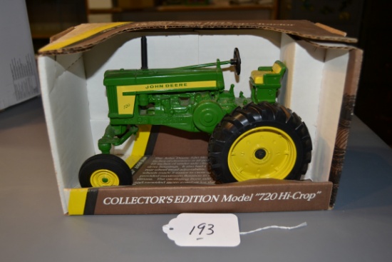 collector edition diecast JD 1957 "720" Hi-crop tractor  W/box