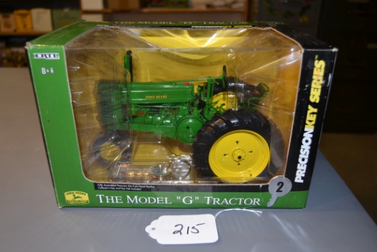 precision key series - diecast JD "G" tractor W/box