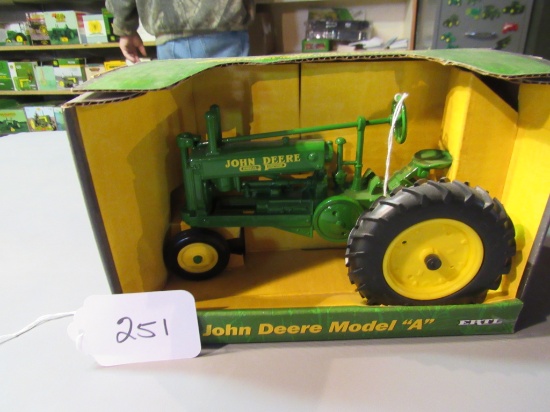 diecast JD "A" tractor W/box