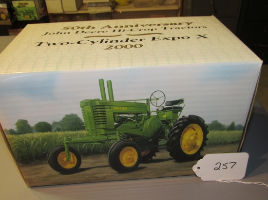 50th anniversary 2 cylinder expo 2000 - diecast JD "A" hi-crop tractor W/box