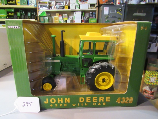 diecast JD "4320" tractor with cab  W/box