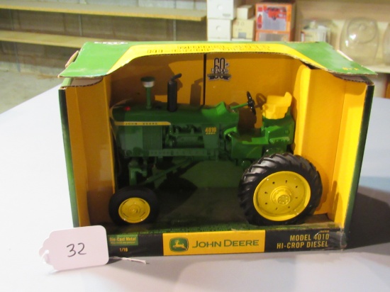 diecast JD "4010" Hi-crop tractor W/box